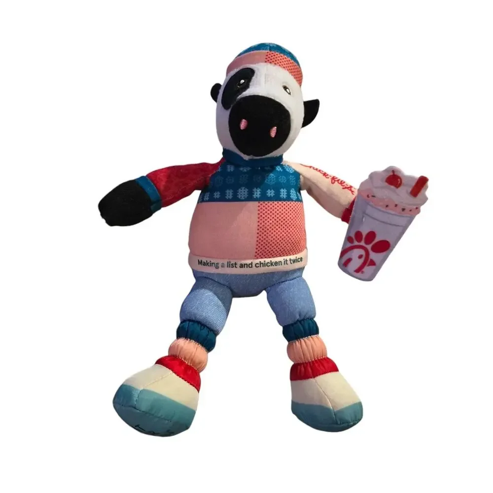 Chick Fil A 2023 Holiday Plush Cow 7